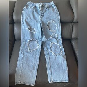 BDG High Rise Baggy Ripped Jeans